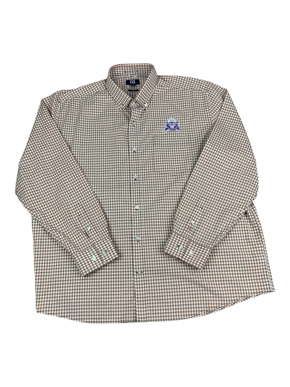 Northwestern Wildcats Cutter & Buck Long Sleeve Button Down Shirt Men’s Size 2XL